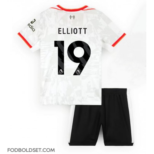 Liverpool Harvey Elliott #19 Tredje trøje Børn 2024-25 Kortærmet (+ Korte bukser)